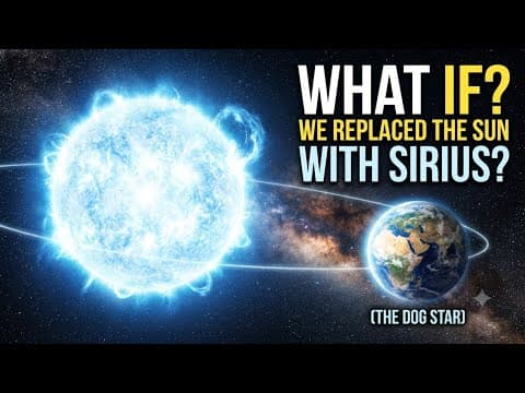 YouTube thumbnail for What If Sirius Replaced Our Sun? Earth's Fate ExplainedExplained