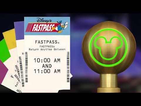 YouTube thumbnail for Defunctland - Disney's FastPass: A complicated history [1:42:59]
