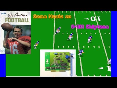 YouTube thumbnail for Joe Montana Football [MS DOS] Some Music on Adlib