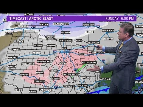 YouTube thumbnail for 84hrs below freezing according to Pete Delkus | WFAA