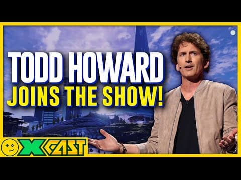 YouTube thumbnail for New Todd Howard interview on the Kinda Funny Xcast