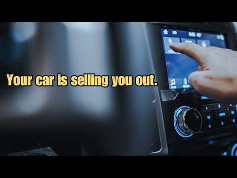 YouTube thumbnail for Your Car is Snitching on you (The Roman Report)