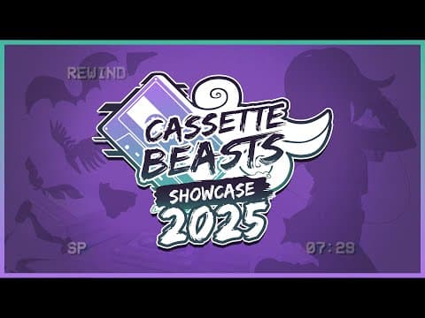 YouTube thumbnail for Cassette Beasts Showcase 2025 - 1.8 Update Coming Soon!