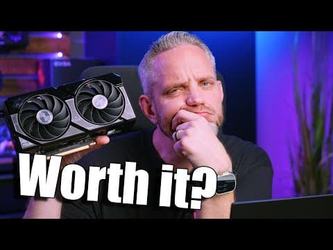 YouTube thumbnail for I'm going to show you RTX 4060 benchmarks BEFORE embargo!
