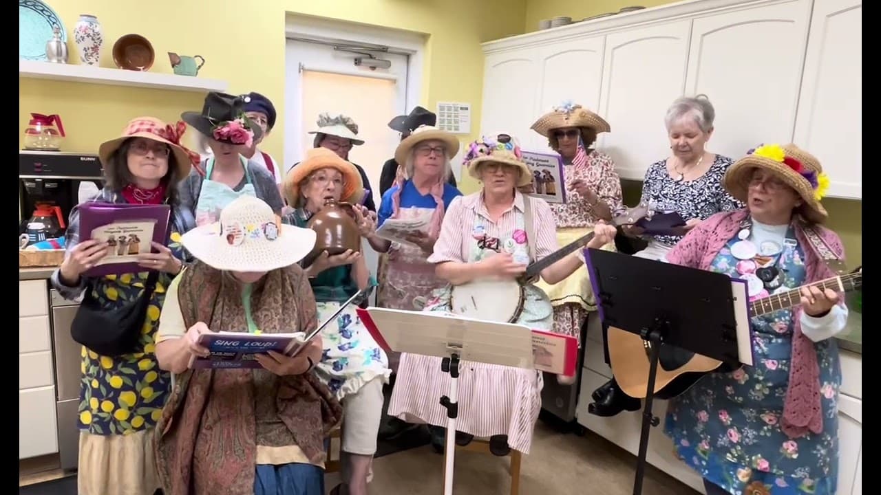 YouTube thumbnail for All You Fascists Bound to Lose | Piedmont Raging Grannies [2:55]