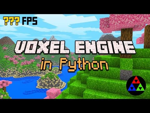 YouTube thumbnail for Creating a Voxel Engine (like Minecraft) from Scratch in Python (Youtube, 1:06:38)