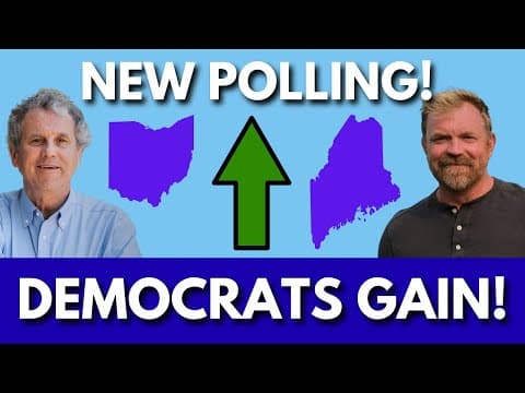 YouTube thumbnail for Democrats SURGE in New Polls in Ohio and Maine!