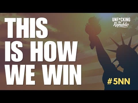 YouTube thumbnail for How the Left can WIN: "The 5 Non-Negotiables"