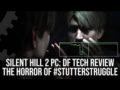 YouTube thumbnail for Silent Hill 2 Remake PC - Visuals Scale Beyond PS5 - But #StutterStruggle Cannot Be Avoided