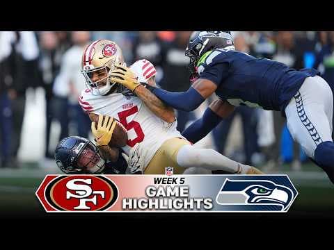 YouTube thumbnail for San Francisco 49ers vs Seattle Seahawks Game Highlights
