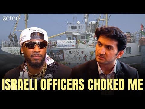 YouTube thumbnail for 'Gates of Hell': Chris Smalls Describes Israeli Military’s Brutal, Racist Treatment