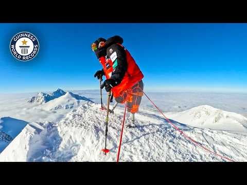 YouTube thumbnail for Meet The Man Without Legs Who Climbed Everest | Guinness World Records