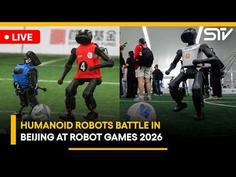 YouTube thumbnail for World Humanoid Robot Games 2026 Begin in Beijing
