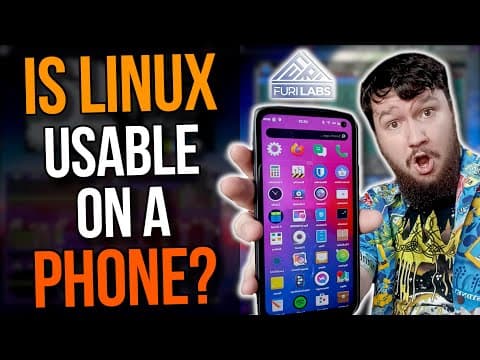 YouTube thumbnail for I Tried A Real Linux Smartphone, Its...