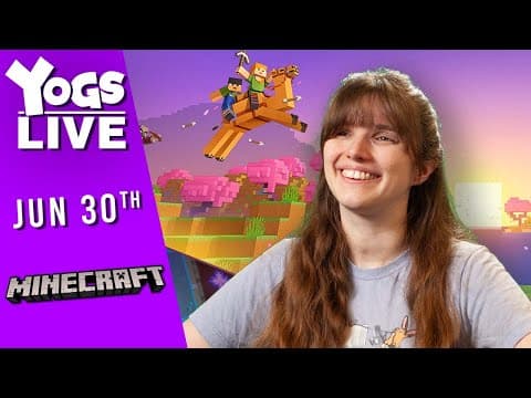YouTube thumbnail for Welcome Back!!! KiRBy Craft, w Brionykay, Rythian & Kirsty, 30/06/23