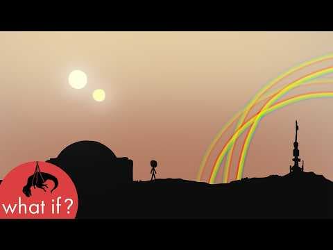 YouTube thumbnail for What would a rainbow be like on Tatooine?