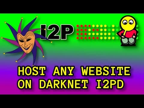 YouTube thumbnail for Selfhosting Darknet Websites Using I2PD