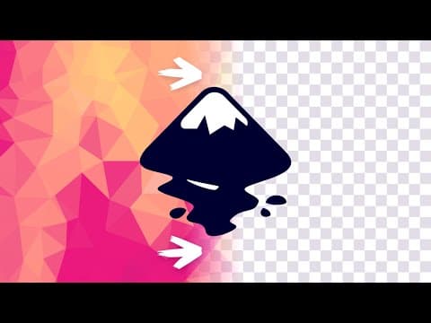 YouTube thumbnail for How To Save A Transparent PNG with Inkscape
