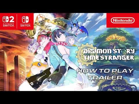 YouTube thumbnail for Digimon Story Time Stranger – How to Play Trailer – Nintendo Switch 2