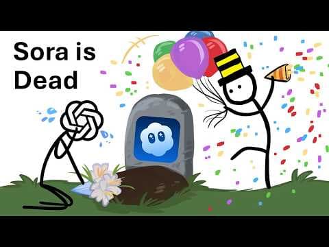 YouTube thumbnail for OpenAI Is Shutting Down Their AI Slop Machine