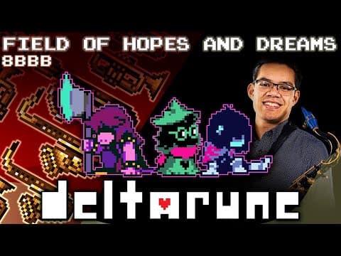 YouTube thumbnail for [8Bit Big Band] DeltaRune - Field of Hopes and Dreams ft. InsaneInTheRain