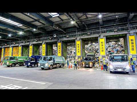 YouTube thumbnail for How Japan Handles 800 Tons of Trash Daily: Collection to Incineration - Japanese Industry Process [27:03]