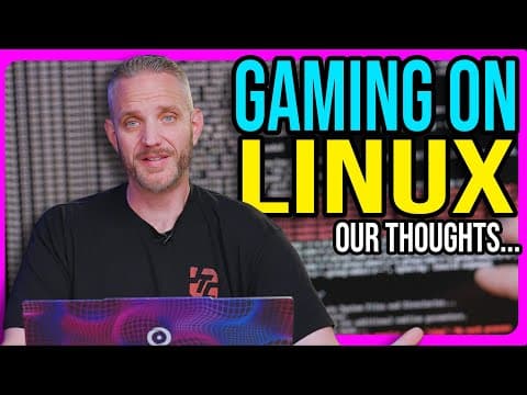 YouTube thumbnail for Gaming on Linux hasn't been great so far... | JayzTwoCents [27:59]