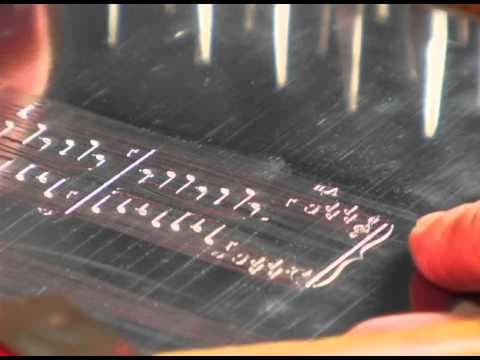 YouTube thumbnail for Sheet music used to be hand engraved on metal plates