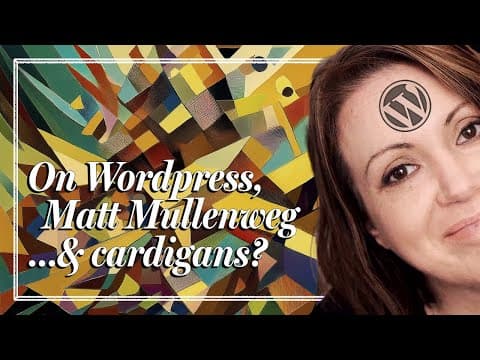 YouTube thumbnail for Wordpress, Matt Mullenweg... and... Cardigans?
