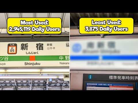YouTube thumbnail for The Least Used Train Station in Japan’s Busiest Area [8:03]