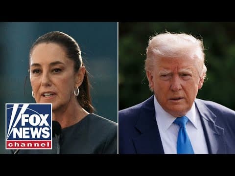 YouTube thumbnail for Trump is laying the groundwork for a destructive relationship with Mexico and Canada in 2026: Mexico could be next, and "plenty (of drugs) come through Canada too."