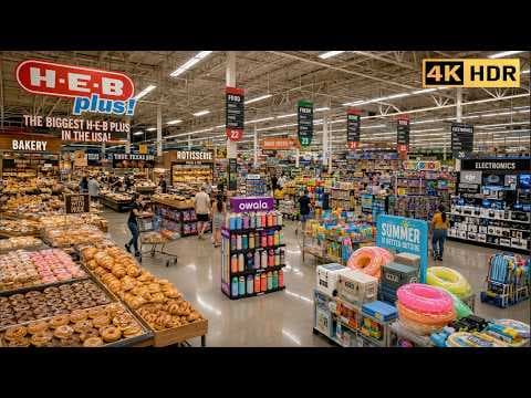 YouTube thumbnail for Inside the Largest H-E-B Plus! San Antonio, Texas 🇺🇸