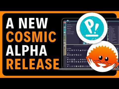 YouTube thumbnail for Cosmic Alpha 7 Release - Getting Close to BETA