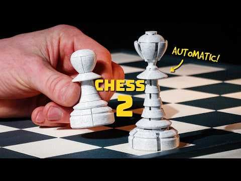 YouTube thumbnail for Building a REAL pawn that transforms into a queen (automatically)
