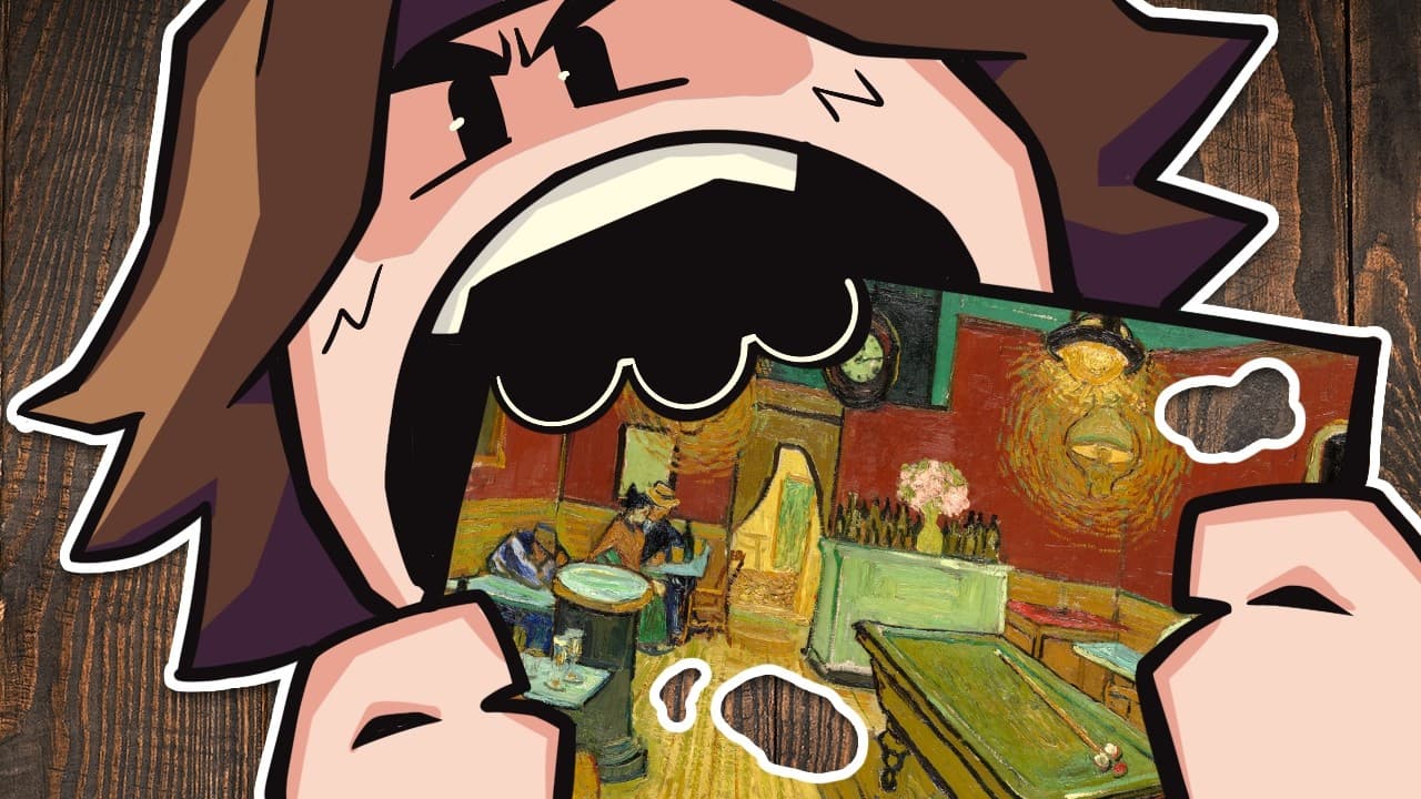 YouTube thumbnail for 🍽️ I eat paintings when guards aren't looking 😋