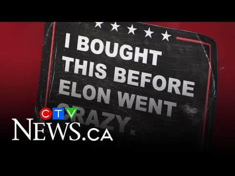 YouTube thumbnail for Tesla Owners in B.C. Embarrassed to Be Associated with Elon Musk