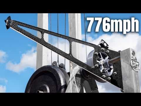 YouTube thumbnail for Supersonic Trebuchet