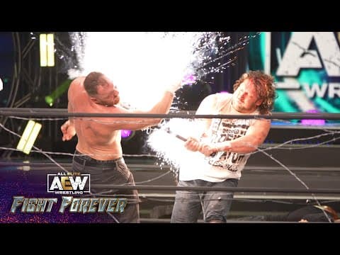 YouTube thumbnail for AEW: FIGHT FOREVER | Exploding Barbed Wire Deathmatch