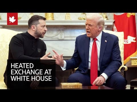 YouTube thumbnail for Watch the Heated Exchange Between Trump and Zelensky in the Oval Office