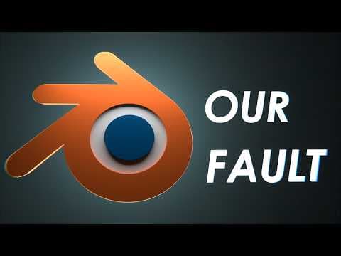 YouTube thumbnail for Why is Blender in Financial Trouble?
