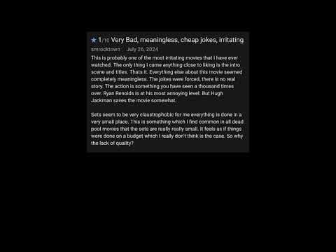 YouTube thumbnail for deadpool & wolverine review by smrocktown