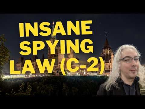 YouTube thumbnail for Bill C-2 will make it easier for govt/peace officer to request private/privilege/personal information