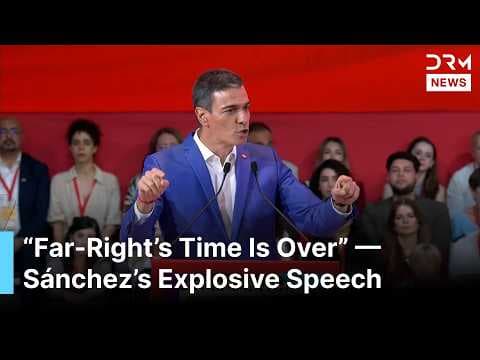 YouTube thumbnail for FULL SPEECH: Spain’s PM Sánchez Calls Out Far-Right, Unveils Vision for New World Order | AC1G