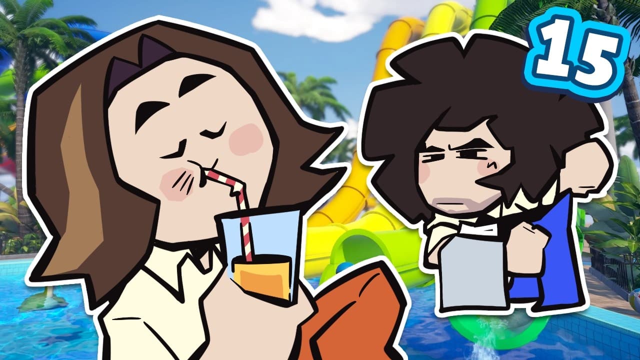 YouTube thumbnail for DROWNING IN LORE | Waterpark Simulator [15]