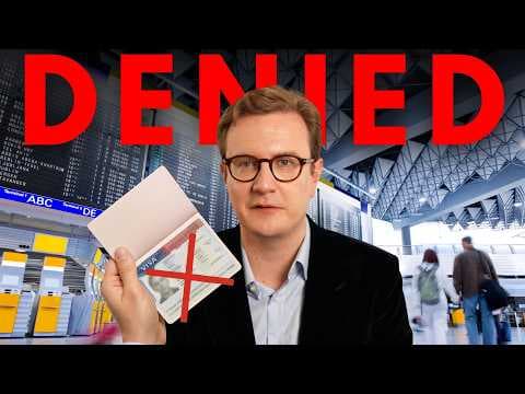 YouTube thumbnail for Rich American, born in the US, who renounced his American citizenship several years ago, had his visa rejected for a visit. He seems to attribute it to pettiness by embassy staff.