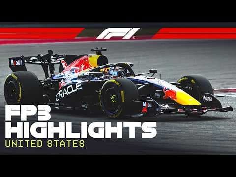 YouTube thumbnail for FP3 Highlights | 2026 United States Grand Prix