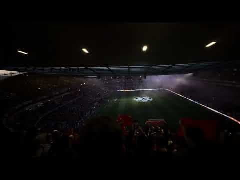 YouTube thumbnail for Arsenal V Real Madrid (Atmosphere + Tifo + North London Forever + Light Show)