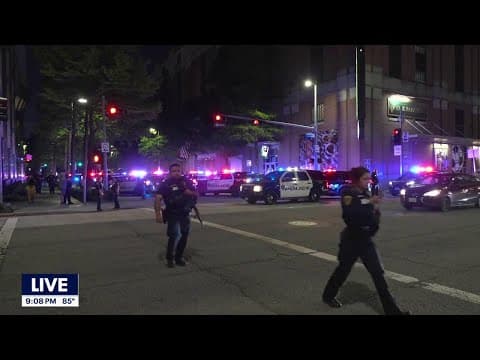 YouTube thumbnail for More than 100 Houston officers respond to teen takeover