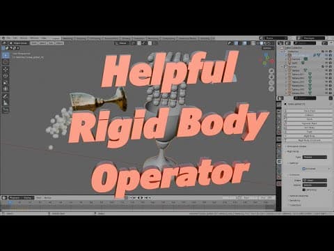 YouTube thumbnail for Apply Transformation is a helpful Rigid Body Operator