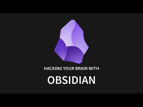 YouTube thumbnail for How to hack your brain with obsidian.md